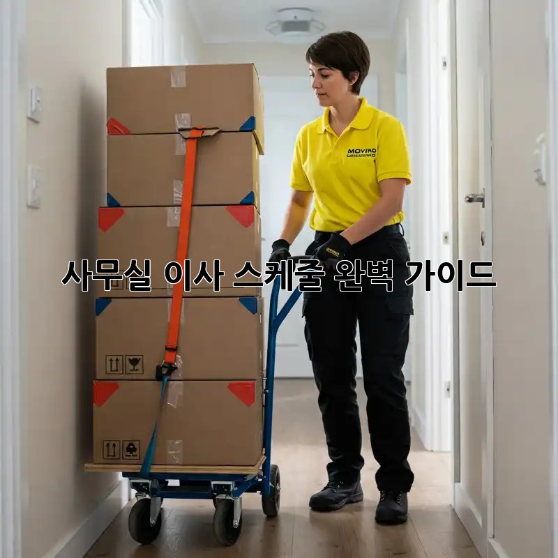 사무실 이사, 스케줄 완벽 가이드!